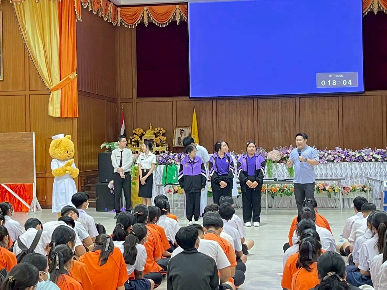 คณะพยาบาลศาสตร์ ม.รามคำแหง ลงพื้นที่โรงเรียนบางบ่อ